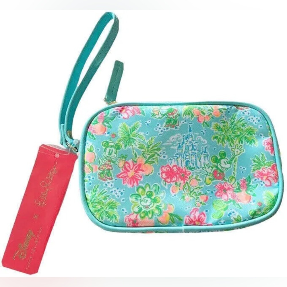 DISNEY x LILLY PULITZER Wristlet Bag Lilly Loves Disney - Picture 3 of 12